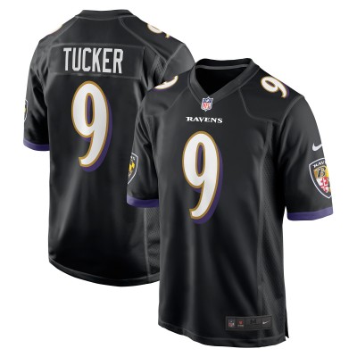 Игровая джерси Justin Tucker Baltimore Ravens Nike Player Game - Black