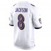 Игровая джерси Lamar Jackson Baltimore Ravens Nike Game - White