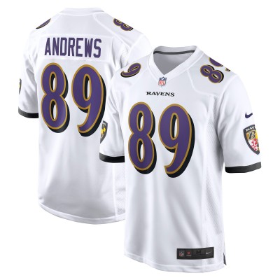 Игровая джерси Baltimore Ravens Mark Andrews Nike White Game