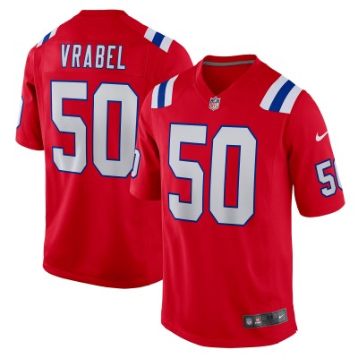 Игровая джерси Mike Vrabel New England Patriots Nike Retired Player Alternate - Red