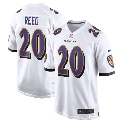 Джерси Baltimore Ravens Ed Reed Nike White Retired Player Game
