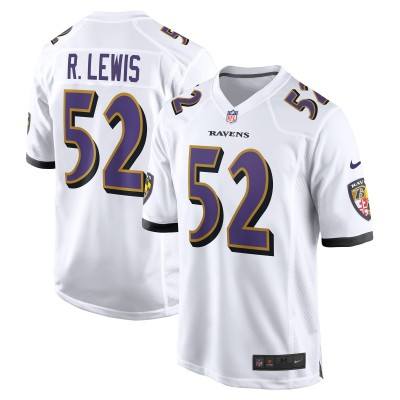 Игровая джерси Ray Lewis Baltimore Ravens Nike Retired Player Game - White