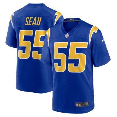 Игровая джерси Junior Seau Los Angeles Chargers Nike Retired Player Alternate Game - Royal