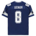 Джерси с автографом Dallas Cowboys Troy Aikman Fanatics Authentic Navy Mitchell & Ness Authentic