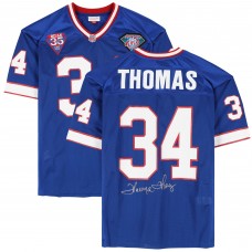Игровая джерси Thurman Thomas Buffalo Bills Autographed Fanatics Authentic Mitchell & Ness Blue Authentic