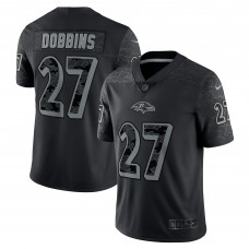 Джерси J.K. Dobbins Baltimore Ravens Nike RFLCTV Limited - Black