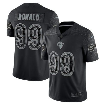 Игровая джерси Aaron Donald Los Angeles Rams Nike RFLCTV Limited - Black