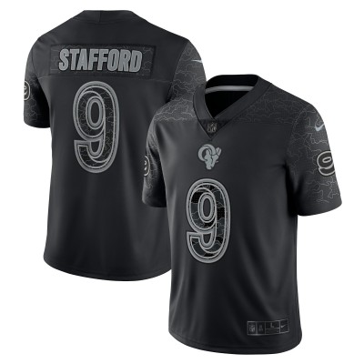 Джерси Matthew Stafford Los Angeles Rams Nike RFLCTV Limited - Black