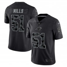 Джерси Sam Mills Carolina Panthers Nike Retired Player RFLCTV Limited - Black