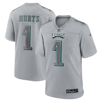 Игровая джерси Jalen Hurts Philadelphia Eagles Nike Atmosphere Fashion Game - Gray