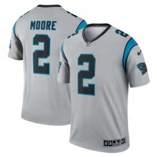 D.J. Moore Carolina Panthers Nike Inverted Legend Jersey - Silver
