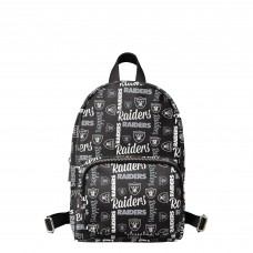 Las Vegas Raiders FOCO Youth Repeat Brooklyn Mini Backpack - Black