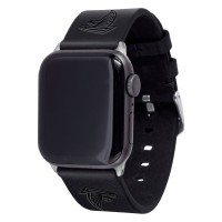 Браслет Atlanta Falcons Leather Apple Watch - Black