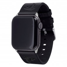 Браслет Atlanta Falcons Leather Apple Watch - Black