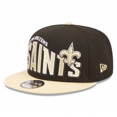 Бейсболка New Orleans Saints New Era Wordmark Flow 9FIFTY - Black