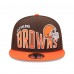 Бейсболка Cleveland Browns New Era Wordmark Flow 9FIFTY - Brown/Orange