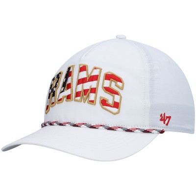 Бейсболка Los Angeles Rams 47 Hitch Stars and Stripes Trucker - White