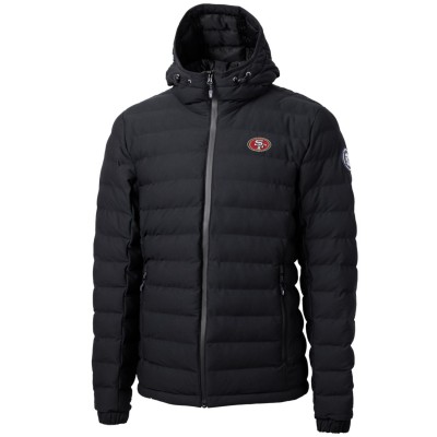 Кофта на молнии San Francisco 49ers Cutter & Buck Mission Ridge Repreve Puffer - Black