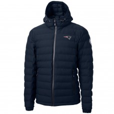 New England Patriots Cutter & Buck Navy Mission Ridge Repreve Full-Zip Puffer Jacket New England Patriots Cutter & Buck Navy Mission Ridge Repreve Full-Zip Puffer Jacket