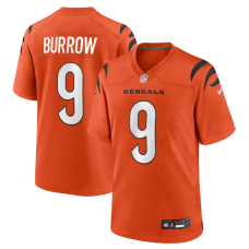 Джерси Cincinnati Bengals Joe Burrow Nike Orange Alternate Game Джерси Cincinnati Bengals Joe Burrow Nike Orange Alternate Game