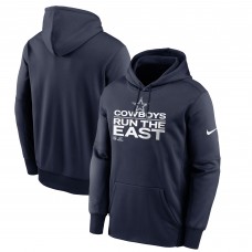 Толстовка с капюшоном Dallas Cowboys Nike 2021 NFC East Division Champions Trophy Collection - Navy