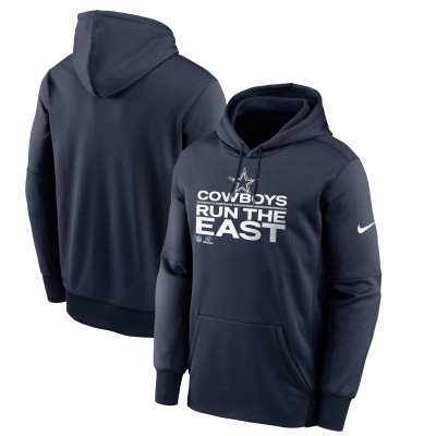 Толстовка с капюшоном Dallas Cowboys Nike 2021 NFC East Division Champions Trophy Collection - Navy - оригинальная атрибутика плейофф НФЛ 2021/2022