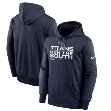 Толстовка с капюшоном Tennessee Titans Nike 2021 AFC South Division Champions Trophy Collection - Navy