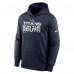 Толстовка с капюшоном Tennessee Titans Nike 2021 AFC South Division Champions Trophy Collection - Navy - оригинальная атрибутика плейофф НФЛ 2021/2022