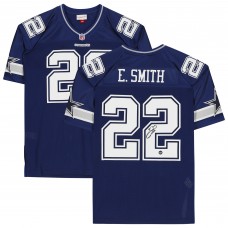 Игровая джерси Autographed Dallas Cowboys Emmitt Smith Fanatics Authentic Navy Mitchell & Ness Authentic