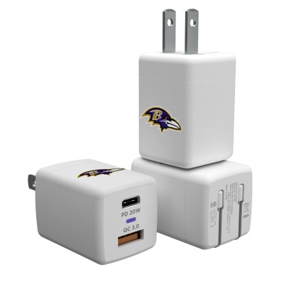 Зарядная USB американская вилка Baltimore Ravens - оригинальные аксессуары NFL Балтимор Равенс