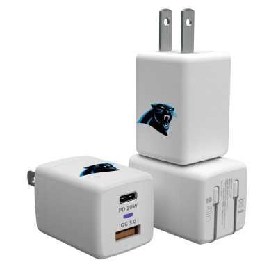 Зарядная USB американская вилка Carolina Panthers - оригинальные аксессуары NFL Каролина Пантэрз