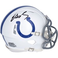 Autographed Indianapolis Colts Edgerrin James Fanatics Authentic Riddell Speed Mini Helmet