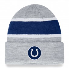 Вязанная шапка Indianapolis Colts Logo - Heather Gray