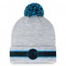 Шапка с помпоном Carolina Panthers - Heather Gray