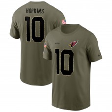 Футболка DeAndre Hopkins Arizona Cardinals Nike 2022 Salute To Service- Olive
