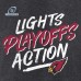 Толстовка с капюшоном Arizona Cardinals 2021 NFL Playoffs Bound Lights Action - Charcoal - оригинальная атрибутика плейофф НФЛ 2021/2022
