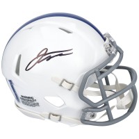 Autographed Indianapolis Colts Jonathan Taylor Fanatics Authentic Riddell 2021 Season Throwback Logo Speed Mini Helmet