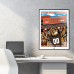 Cleveland Browns Phenom Gallery 75th Anniversary 18 x 24 Team Deluxe Framed Serigraph Print