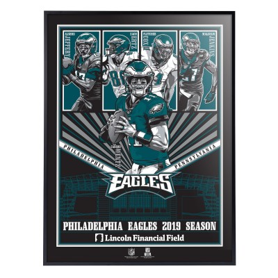 Philadelphia Eagles Phenom Gallery 18 x 24 Deluxe Framed Serigraph Print
