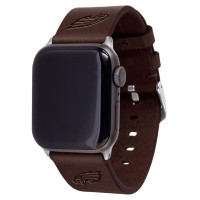 Philadelphia Eagles Leather Apple Watch Band - Brown