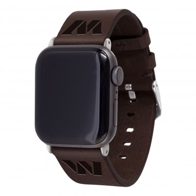 Ремешок для часов Washington Football Team Leather Apple Watch - Brown