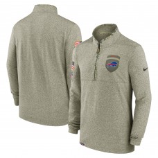 Кофта на короткой молнии Buffalo Bills Nike Salute to Service - Olive