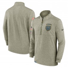 Кофта на короткой молнии Indianapolis Colts Nike Salute to Service - Olive