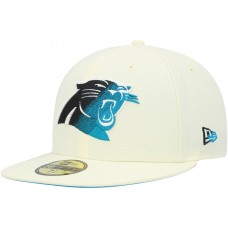Бейсболка Carolina Panthers New Era Chrome Color Dim 59FIFTY - Cream