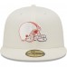 Бейсболка Cleveland Browns New Era Chrome Color Dim 59FIFTY - Cream