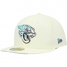 Бейсболка Jacksonville Jaguars New Era Chrome Color Dim 59FIFTY - Cream