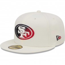 Бейсболка San Francisco 49ers New Era Chrome Color Dim 59FIFTY - Cream