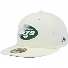 Бейсболка New York Jets New Era Chrome Color Dim 59FIFTY - Cream