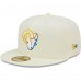 Бейсболка Los Angeles Rams New Era Cream Chrome Color Dim 59FIFTY Бейсболка Los Angeles Rams New Era Cream Chrome Color Dim 59FIFTY