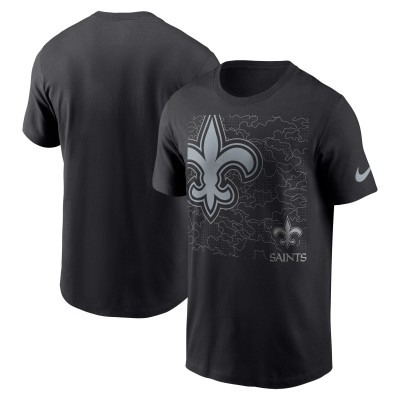 Футболка New Orleans Saints Nike RFLCTV - Black